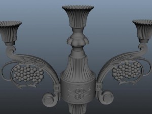 candlestick Modello 3D