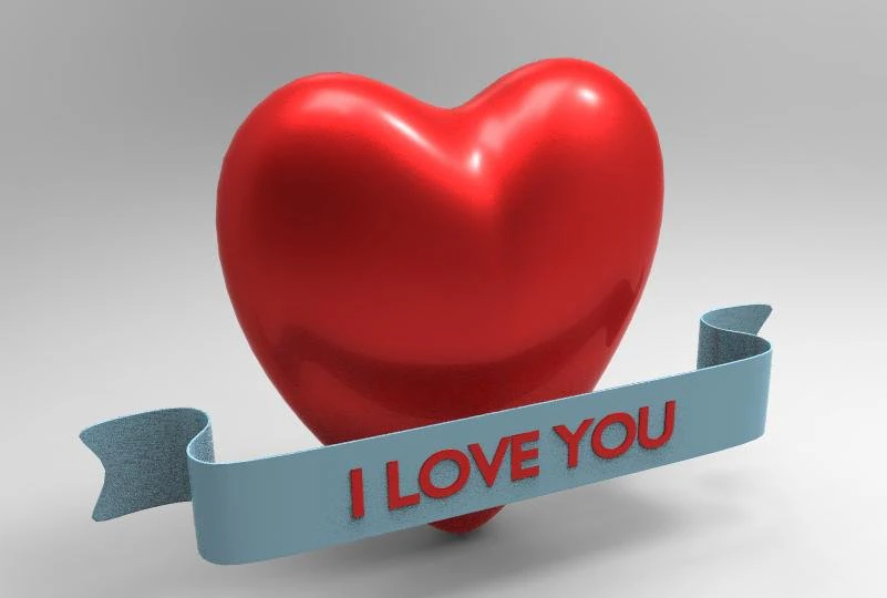 heart 3D Model .c4d .max .obj .3ds .fbx .stl .blend