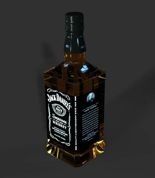 Jack Daniels Modelo 3D .c4d .max .obj .3ds .fbx .stl .blend 