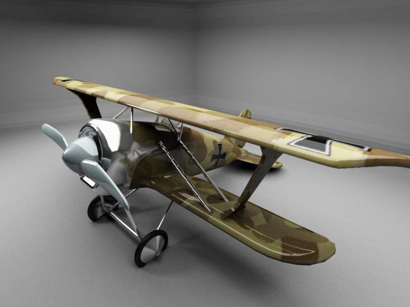 albatros dxi 3D Model .c4d .max .obj .3ds .fbx .stl .blend 