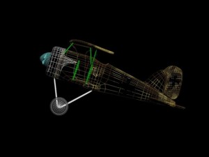 albatros dxi Model 3D