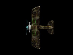 albatros dxi Model 3D