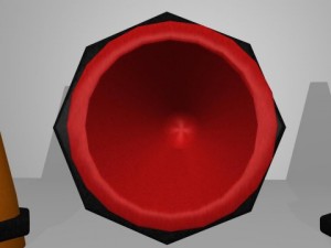 traffic cone x3 3D-Modell