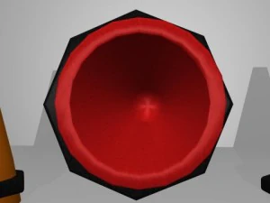 traffic cone x3 3D Model