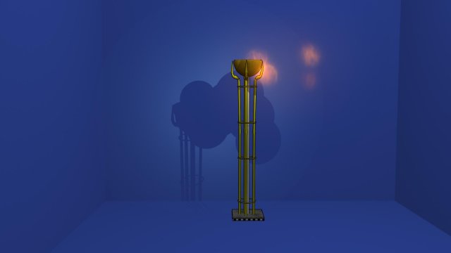 torch pillar 3D Model .c4d .max .obj .3ds .fbx .stl .blend 