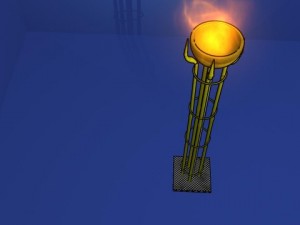 torch pillar 3D Model