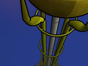 torch pillar 3D Model