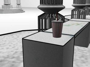 roman style gazebo 3D Model