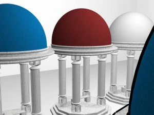 roman style gazebo 3D Model