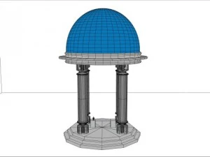 roman style gazebo 3D Model