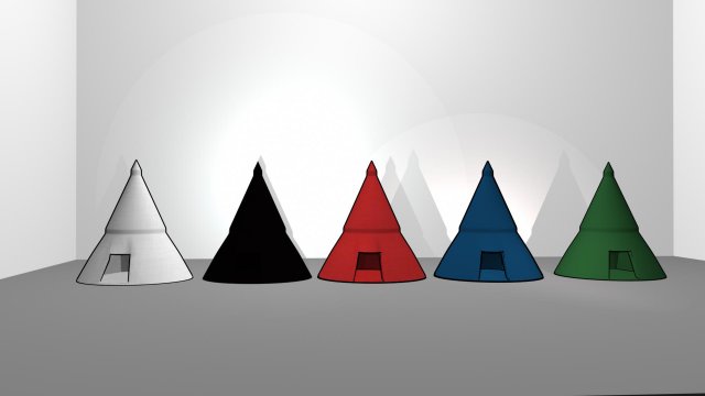 business tent Modello 3D .c4d .max .obj .3ds .fbx .stl .blend 