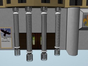 apartment building Modèle 3D
