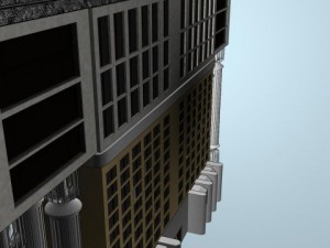 apartment building Modèle 3D