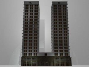apartment building 3D Модель