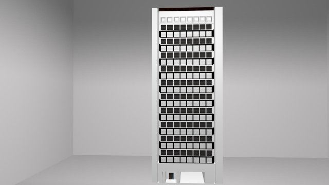 office building black and white  mb obj 3D Model .c4d .max .obj .3ds .fbx .stl .blend 