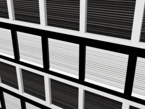 office building black and white  mb obj 3D Model