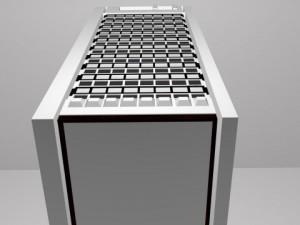 office building black and white  mb obj 3D Model