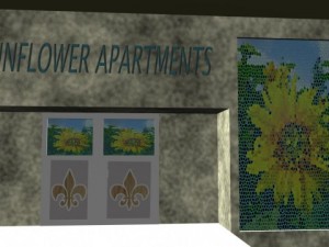 sunflowerapartment building mb obj fbx 3D Model
