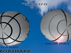 traffic light futuristic high low poly mb obj fbx Modèle 3D
