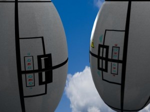 traffic light futuristic high low poly mb obj fbx Modèle 3D