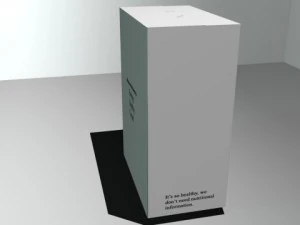 fictional comedic cereal boxes  mb obj fbx 3D Model