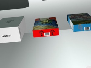 fictional comedic cereal boxes  mb obj fbx 3D Model