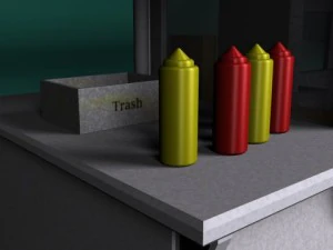 corn dog booth 3D Model