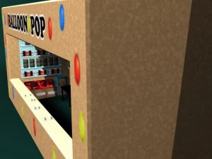 balloon pop carnival game 3D Model