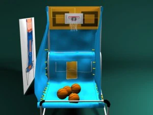 basketball carnival game 3D Model