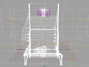 basketball carnival game 3D Model
