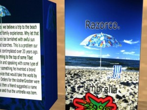 plate break carnival game kiosk Model 3D