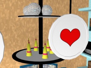 plate break carnival game kiosk Model 3D