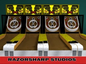 skeeball carnival game 3D Model