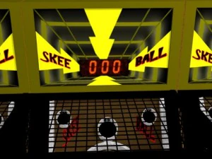 skeeball carnival game 3D Model