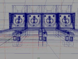 skeeball carnival game 3D Model