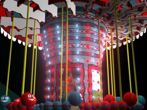 carousel carnival ride 3D Modell