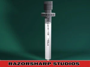 observation tower interior and exterior 3D Model