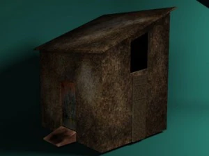 haunted shack 3D Model