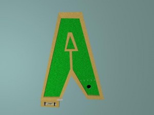mini golf a hole 3Dモデル