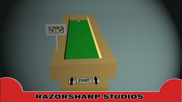 mini golf alphabet i hole 3D Model .c4d .max .obj .3ds .fbx .stl .blend 