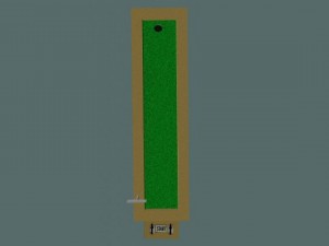 mini golf alphabet i hole 3D Model