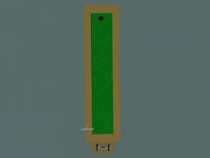mini golf alphabet i hole 3D Model