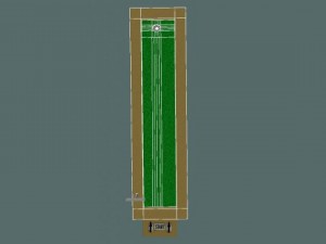 mini golf alphabet i hole 3D Model