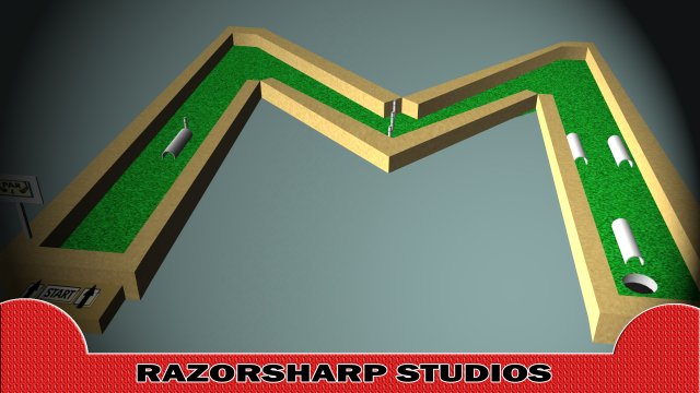 mini golf m hole 3Dモデル .c4d .max .obj .3ds .fbx .stl .blend 