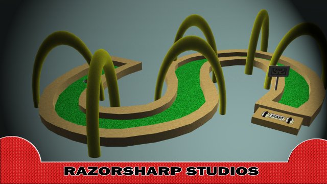 mini golf alphabet s hole 3D Model .c4d .max .obj .3ds .fbx .stl .blend 