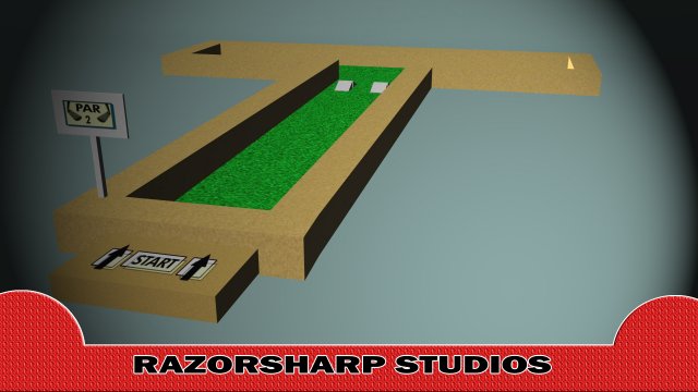 mini golf alphabet t hole Model 3D .c4d .max .obj .3ds .fbx .stl .blend 