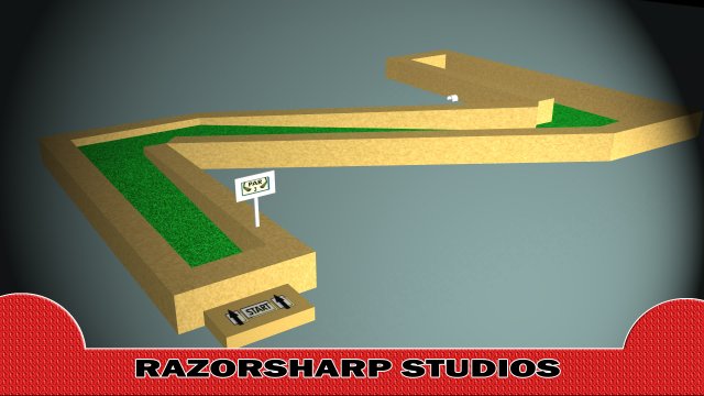 mini golf alphabet z hole 3D 模型 .c4d .max .obj .3ds .fbx .stl .blend 