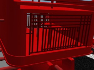 carnival ride octopus Model 3D