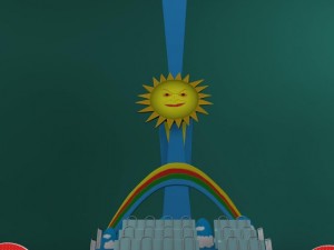 carnival ride rainbow 3D Model