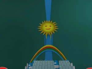 Карнавальная прогулка по радуге 3D Модель